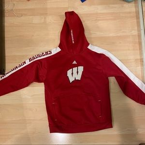 Size Small Wisconsin Badgers Adidas Hoodie